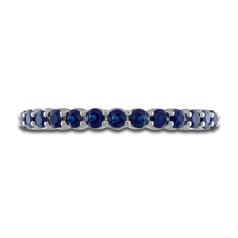 Main Image 3 of Vera Wang WISH Natural Blue Sapphire Band 10K White Gold