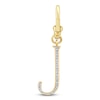 Thumbnail Image 0 of Charm'd by Lulu Frost Diamond Letter J Charm 1/15 ct tw Pavé Round 10K Yellow Gold