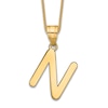 Thumbnail Image 0 of Initial N Necklace 14K Yellow Gold 18"