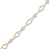 Thumbnail Image 1 of Kallati Diamond Bracelet 1/2 ct tw Round 14K Yellow Gold 7.5"