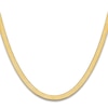 Thumbnail Image 2 of Solid Herringbone Chain Necklace 14K Yellow Gold 18&quot; 6.5mm