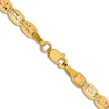 Thumbnail Image 3 of Men's Solid Valentino 24&quot; Chain Necklace 14K Two-Tone Gold Appx. 5mm