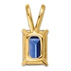 Thumbnail Image 2 of Natural Blue Sapphire Necklace Charm 14K Yellow Gold