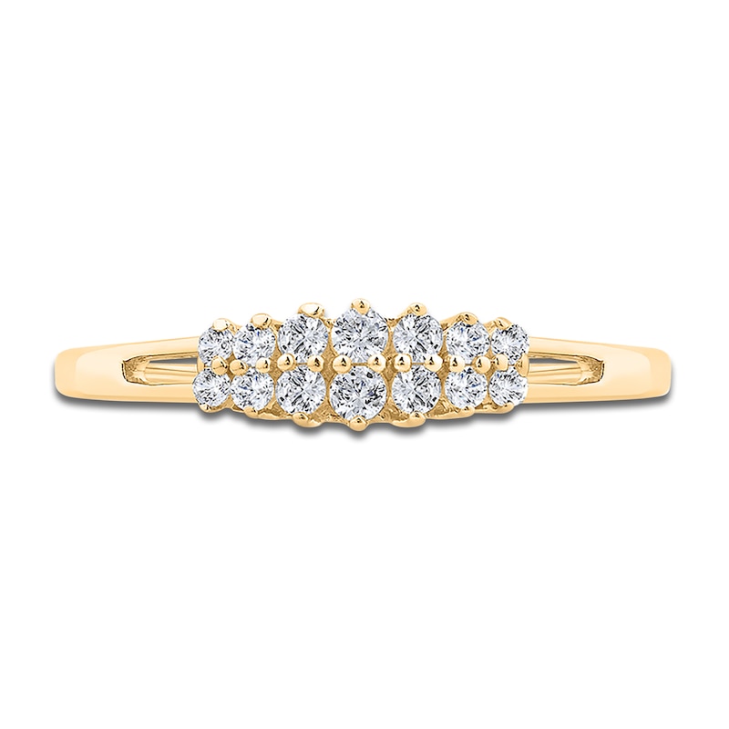 Main Image 1 of Diamond Ring 1/4 ct tw Round 14K Yellow Gold