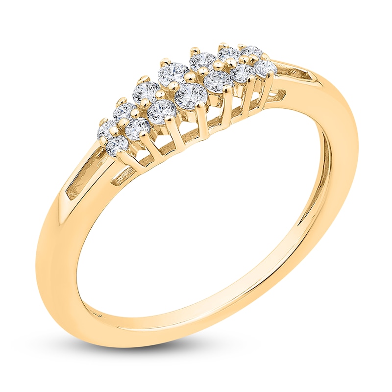 Main Image 2 of Diamond Ring 1/4 ct tw Round 14K Yellow Gold