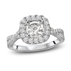 Thumbnail Image 1 of Diamond Engagement Ring Setting 1/2 ct tw Round 14K White Gold