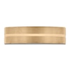 Thumbnail Image 2 of Matte Split Wedding Band 14K Yellow Gold