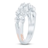 Thumbnail Image 1 of Pnina Tornai Round & Marquise-Cut Diamond Double Row Wedding Band 1 ct tw 14K White Gold