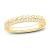 Thumbnail Image 1 of Diamond Twist Wedding Band 1/5 ct tw 14K Yellow Gold