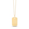 Thumbnail Image 1 of Children's Dog Tag Necklace 18K Yellow Gold 10&quot;