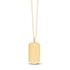 Thumbnail Image 2 of Children's Dog Tag Necklace 18K Yellow Gold 10&quot;