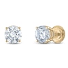 Thumbnail Image 1 of Round-Cut Diamond Solitaire Stud Earrings 3 ct tw 14K Yellow Gold (I/I2)