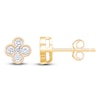 Thumbnail Image 1 of Diamond Clover Stud Earrings 1/4 ct tw 10K Yellow Gold