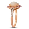 Thumbnail Image 2 of Le Vian Natural Opal & Pink Sapphire Ring 1/4 ct tw Diamonds 14K Strawberry Gold