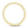 Thumbnail Image 3 of Italia D'Oro Beaded Stackable Ring 14K Yellow Gold