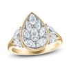 Thumbnail Image 0 of Brilliant Moments Pear, Marquise & Round-Cut Multi-Diamond Engagement Ring 1-3/8 ct tw 14K Yellow Gold