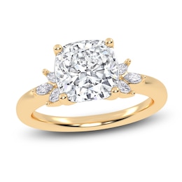 Cushion-Cut Created By Jared Studio Lab-Created Diamond Engagement Ring 2-1/6 ct tw 14K Yellow Gold