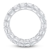 Thumbnail Image 1 of Certified Emerald-Cut Diamond Eternity Band 7-5/8 - 9-5/8 ct tw Platinum