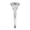 Thumbnail Image 3 of J'Lure Hexagon Step-Cut Lab-Grown Diamond Engagement Ring 3-1/2 ct tw 18K White Gold