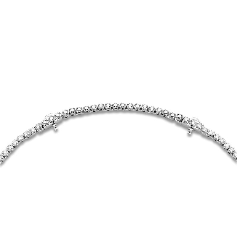 Main Image 4 of Brilliant Moments Diamond Riviera Necklace 6 ct tw 14K White Gold 18&quot;