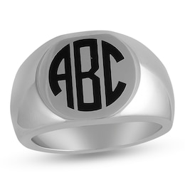 Monogram Signet Ring