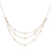 Thumbnail Image 0 of 3-Tier Necklace 10K Yellow Gold 17" Length