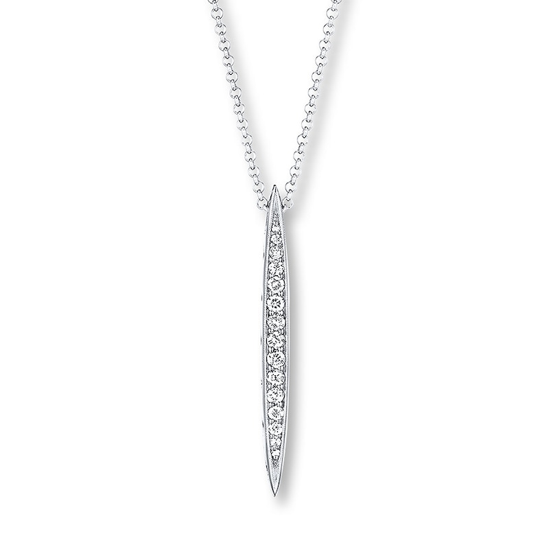 Tacori Diamond Necklace 3/8 ct tw Sterling Silver