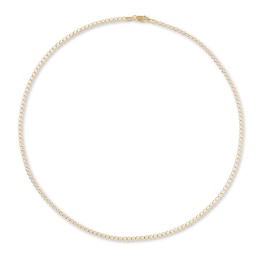 Solid Curb Chain Necklace 10K Yellow Gold 20&quot; Length 2.25mm