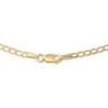 Thumbnail Image 2 of Solid Curb Chain Necklace 10K Yellow Gold 20" Length 2.4mm