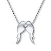 Thumbnail Image 1 of Alex Woo Lovebirds Necklace Sterling Silver