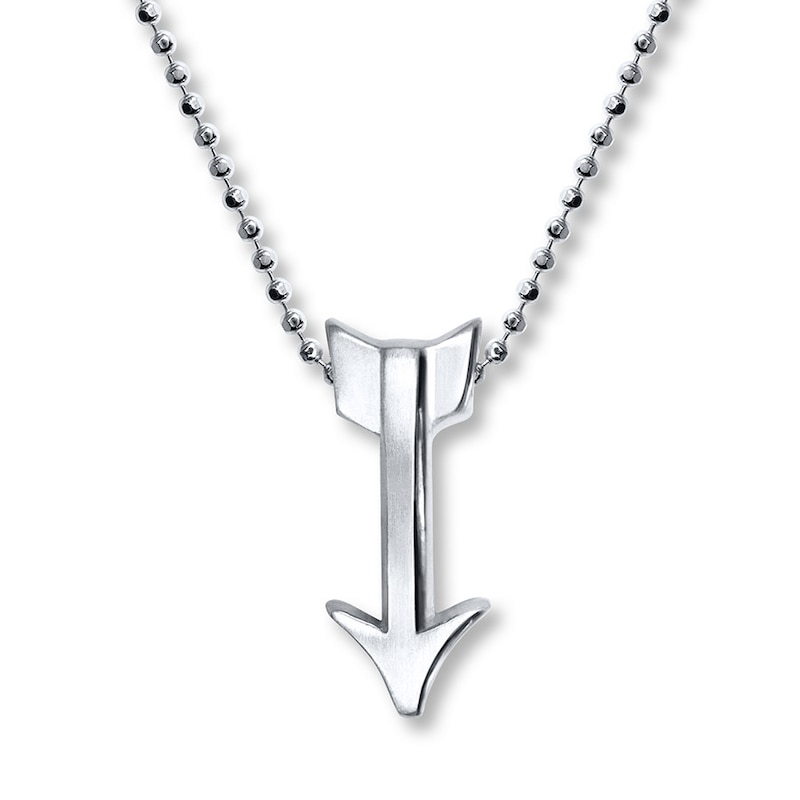 Alex Woo Signs Arrow Necklace Sterling Silver