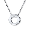 Thumbnail Image 1 of Alex Woo Elements Circle Necklace Sterling Silver