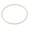 Thumbnail Image 1 of Solid Glitter Rope Chain Necklace 14K Yellow Gold 24" Length 2mm
