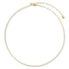 Thumbnail Image 0 of Solid Mirror Chain Necklace 14K Yellow Gold 20" Adjustable 1.3mm