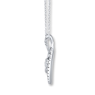 Diamond Necklace 1/3 ct tw Round-cut 10K White Gold | Jared