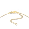 Thumbnail Image 3 of Marquise Disc Lariat Necklace 14K Yellow Gold 16&quot; Adjustable