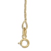 Thumbnail Image 1 of Solid Tornado Chain Necklace 14K Yellow Gold 16" Length 1mm