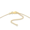 Thumbnail Image 3 of Crescent Moon Necklace 14K Yellow Gold 16-18&quot; Adjustable