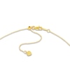 Thumbnail Image 2 of 16" Choker Cross Necklace 14K Yellow Gold 16"