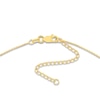 Thumbnail Image 3 of Diamond Heart Necklace 14K Yellow Gold 16&quot; Adjustable