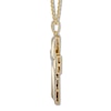 Thumbnail Image 2 of Men's Cross Necklace 1-1/2 ct tw Diamonds 10K Yellow Gold