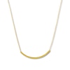 Thumbnail Image 1 of Curved Bar Necklace 10K Yellow Gold 18&quot;