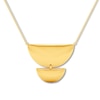 Thumbnail Image 3 of Half Circle Necklace 10K Yellow Gold 18&quot;