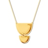 Thumbnail Image 4 of Half Circle Necklace 10K Yellow Gold 18&quot;