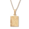 Thumbnail Image 1 of Geometric Motifs Locket Necklace 10K Yellow Gold 18&quot;