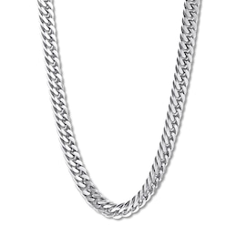 Solid Link Chain Necklace Stainless Steel 22&quot; Approx. 9mm