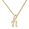 Thumbnail Image 0 of Alex Woo Autograph Letter H Necklace 14K Yellow Gold 16"