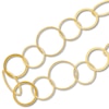 Thumbnail Image 1 of Circle Link Necklace 10K Yellow Gold 31&quot; Adjustable