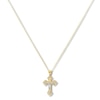 Thumbnail Image 0 of Crucifix Necklace 14K Two-Tone Gold 18"
