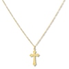 Thumbnail Image 1 of Gothic Cross Necklace 14K Yellow Gold 18&quot;